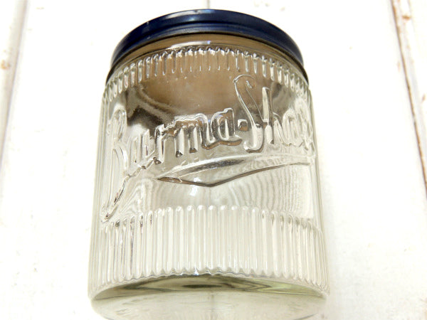 【Burma Sheave】BARBER・床屋・USAヘーゼルアトラス・アンティーク・ガラス容器・瓶