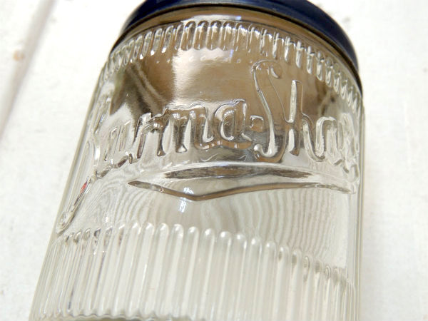 【Burma Sheave】BARBER・床屋・USAヘーゼルアトラス・アンティーク・ガラス容器・瓶