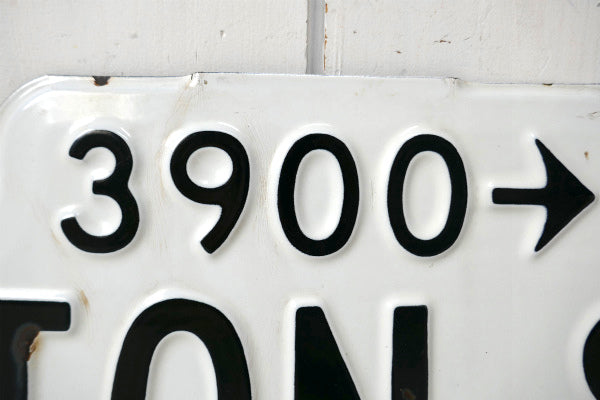 USA 3900→ ETON ST ホーロー ② ヴィンテージ・ストリートサイン・看板・道路標識