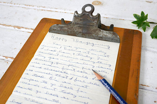 Globe Wernicke 木製 アンティーク クリップボード バインダー ノスタルジック