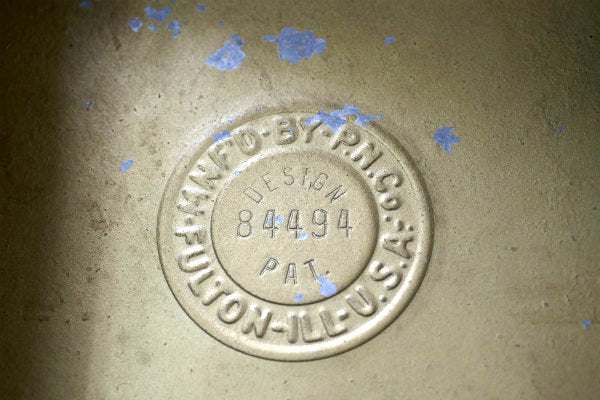 FULTON MAIL ゴールドトーン アール・デコ USA アンティーク メールボックス ポスト