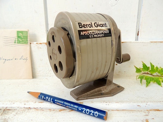 【APSCO】Berol/Giantアンティーク・ペンシルシャープナー/鉛筆削り/文房具/USA