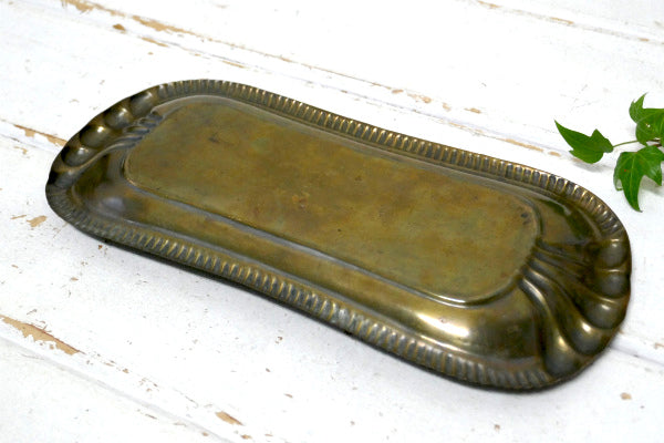 アールヌーヴォー アールデコ 細工 オールド アンティーク トレイ 皿 マネートレイ USA