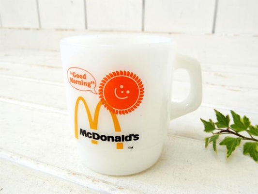 【Fire King】USA・ファイヤーキング・マクドナルド・アドバタイジング・マグカップ