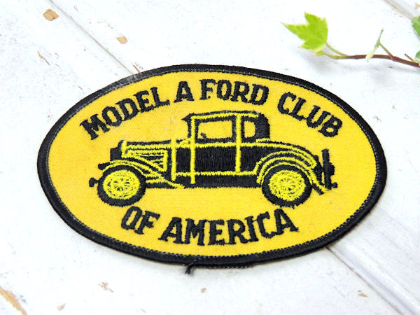 フォード・モデルA・FORD アメ車・クラシックカー・ヴィンテージ・刺繍・ワッペン・アクセサリー