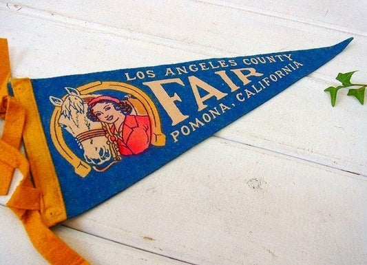 【 CALIFORNIA】カリフォルニア・ロサンゼルス・ヴィンテージ・ペナント/旗 USA