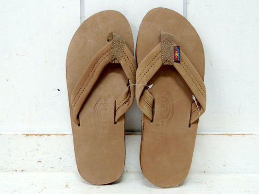 【RAINBOW SANDALS】レインボーサンダル・ダークブラウン・MEN'S/M+ステッカー1枚