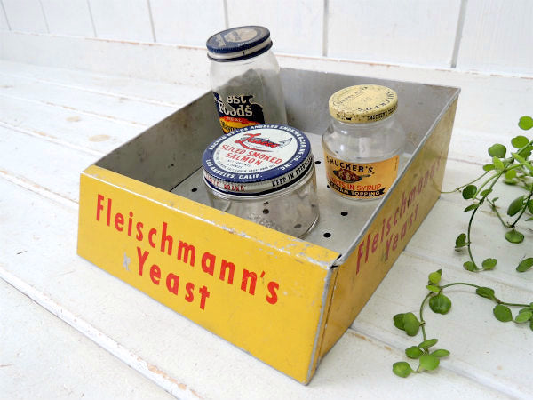 【FLEISCHMANN'S YEAST】イーストの陳列用・ヴィンテージ・店頭ディスプレイケース