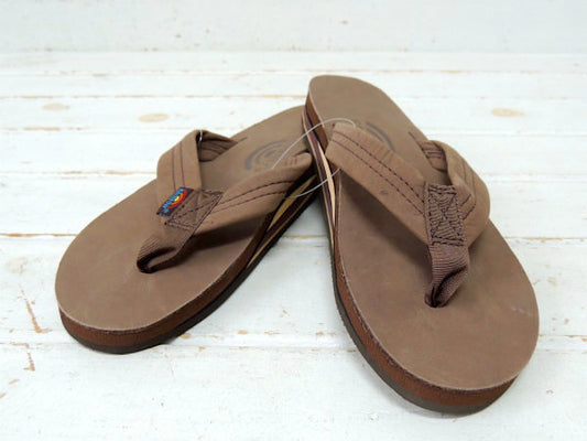 【RAINBOW SANDALS】レインボーサンダル・ダークブラウン・WOMEN'S/L+ステッカー