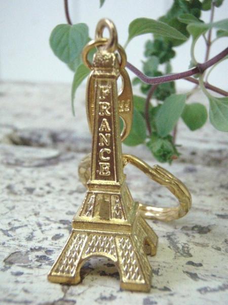 フランス エッフェル塔・ヴィンテージ・キーホルダー