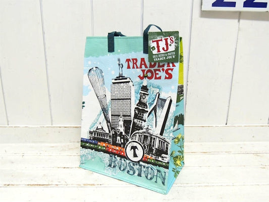 【トレーダージョーズ】Trader Joe's・ボストン限定・エコバッグ・グロッサリーバッグ