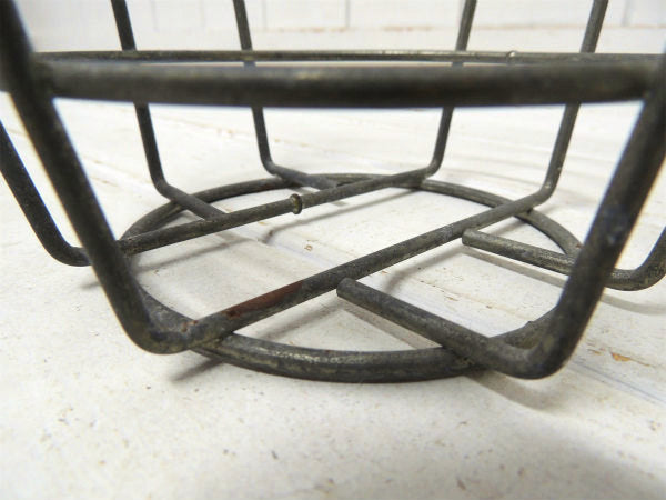 USA!メタル製・シャビーなヴィンテージ・ゴルフボール・バスケット/カゴ