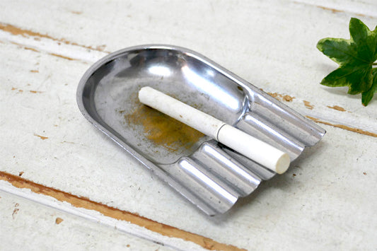 CHASE チェース USA アールデコ デザイン クロームメタル・ヴィンテージ・灰皿 アシュトレイ