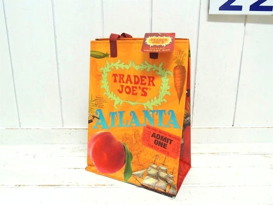 【トレーダージョーズ】Trader Joe's・アトランタ限定・エコバッグ・グロッサリーバッグ
