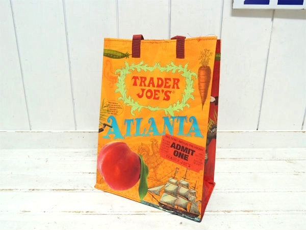 【トレーダージョーズ】Trader Joe's・アトランタ限定・エコバッグ・グロッサリーバッグ