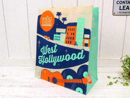 【WHOLE FOODS】ホールフーズ・ウエストハリウッド・エコバッグ/West Hollywood