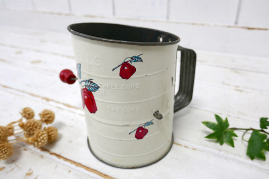 BROMWELL アップル りんご ビンテージ シフター 粉ふるい フラワーシフター カントリー