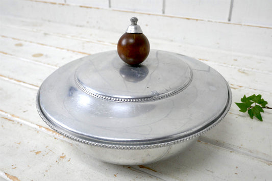 【Buenilum】アルミ製・ミッドセンチュリー・ヴィンテージ・キャセロール・サービングディッシュ