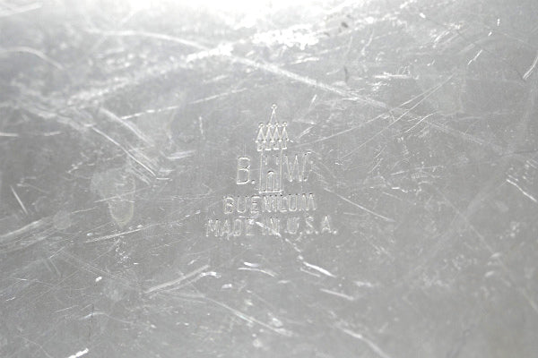 【Buenilum】アルミ製・ミッドセンチュリー・ヴィンテージ・キャセロール・サービングディッシュ