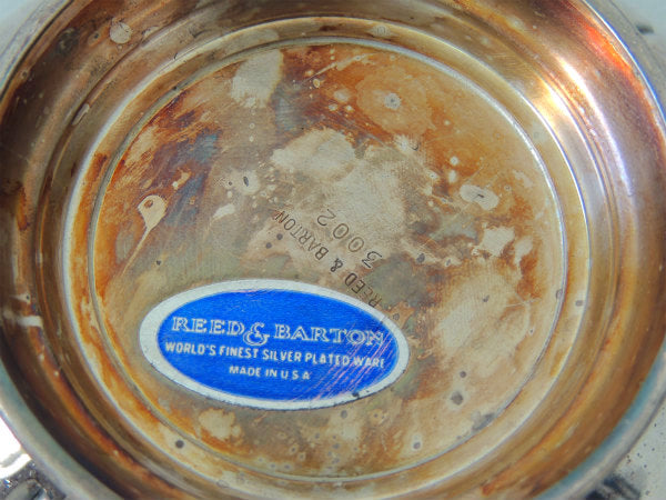 【Reed&Barton】蓮の花型・シルバー製・ヴィンテージ・トレイ/プレート USA