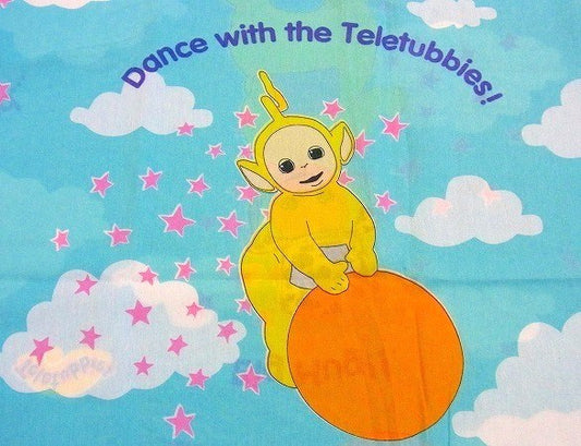 【テレタビーズ】空柄・ユーズドシーツ/キャラクター生地(フラット) USA