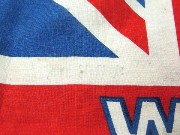 【英国の伝説・ロックバンド・THE WHO・ザ・フー】 ヴィンテージ・バンダナ・イギリス国旗