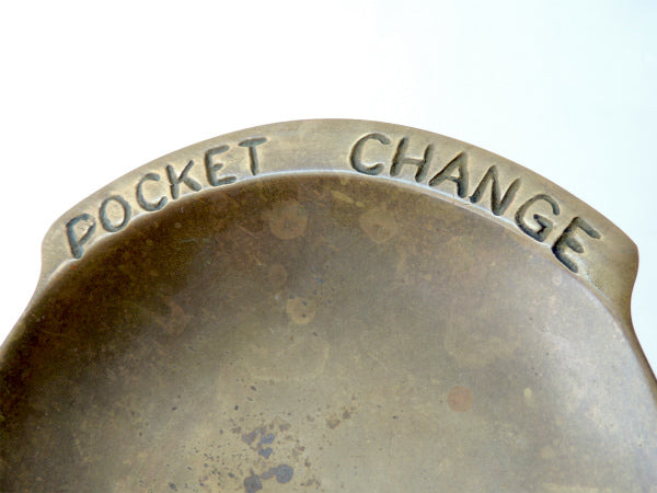 【POCKET CHANGE】真鍮製・ヴィンテージ・ポケットチェンジ・トレイ/マネートレイ