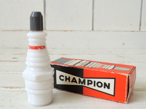 【AVON】CHAMPION・スパークプラグ・70's・ヴィンテージ・チャンピオン・ボトル/瓶・箱付