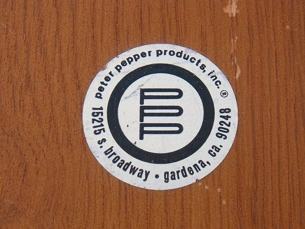 【Peter Pepper Products】2段式・木製・ヴィンテージ・書類トレイ/書類ラック