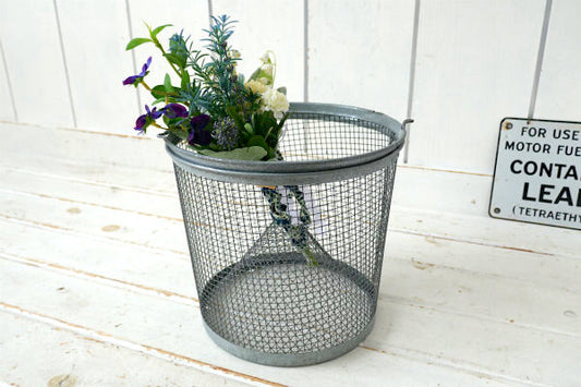 【THE GEE MINNOW TRAP】ヴィンテージ・フィッシング・バスケット・仕掛け網・シャビー