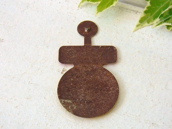 スモーキーベア 熊 1960's 森林火災防止 キャラクター ヴィンテージアクセサリー ピンバッジ 缶バッジ USA キャラクター