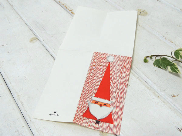 【サンタクロース】ホールマーク社・デッドストック・ヴィンテージ・クリスマスカード USA