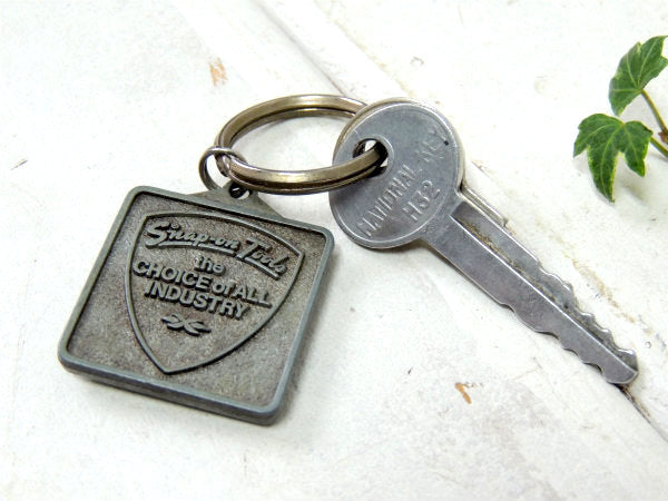 【Snap-on・スナップオン】アドバタイジング・ヴィンテージ・キーホルダー・インダストリアル・鍵付