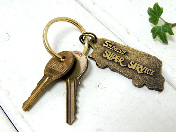 【Snap-on・スナップオン】ディーラートラック・ヴィンテージ・真鍮製・キーホルダー・鍵付き