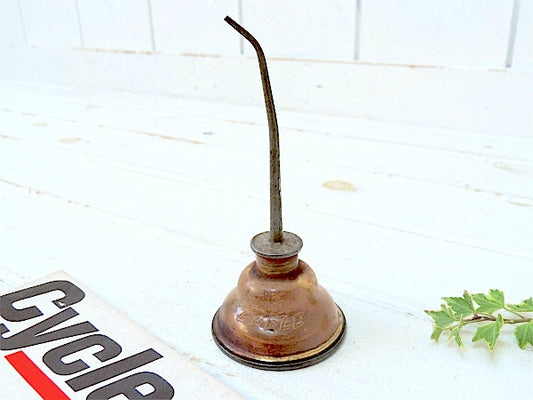 【EAGLE】ヴィンテージ・メタル製×セルロイド製・オイル差し・オイラー・液体容器・ガレージ・工業系