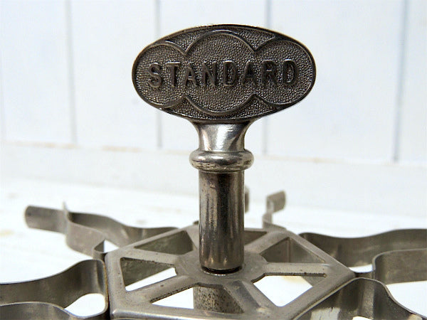 【STANDARD/6ホルダー】スチール製・回転式・アンティーク・スタンプホルダー・USA