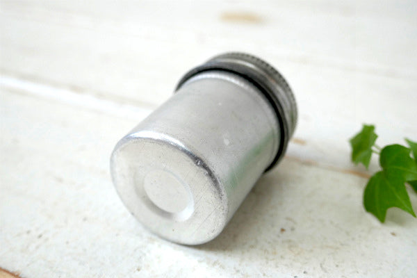 オールド・カメラ用・ヴィンテージ・アルミ製・フィルムケース・USA・容器・収納・ネガ・写真