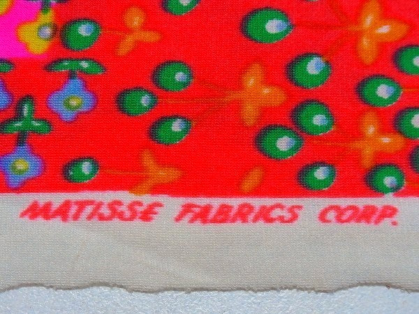 【MATISSE FABRICS】カラフルな小花柄・デッドストック・ヴィンテージ・ファブリック/生地