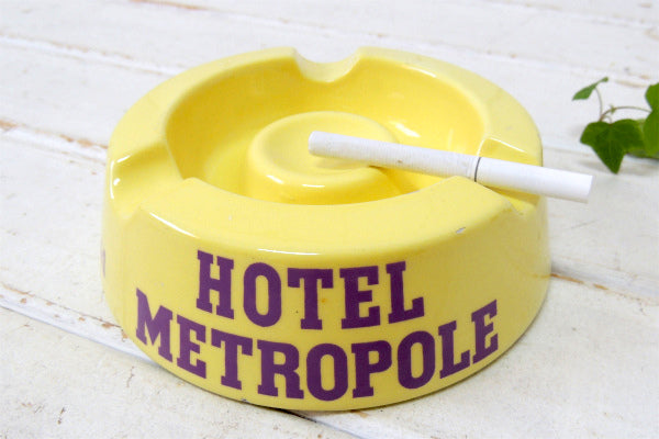 【イタリア・ローマ1968】METROPOLEホテル・アドバタイジング・ヴィンテージ・灰皿