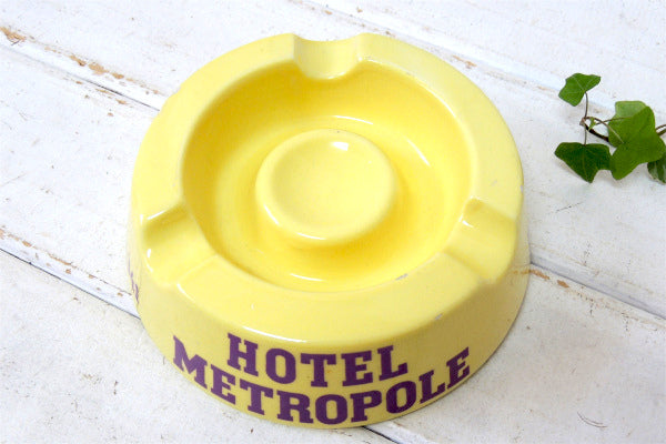 【イタリア・ローマ1968】METROPOLEホテル・アドバタイジング・ヴィンテージ・灰皿