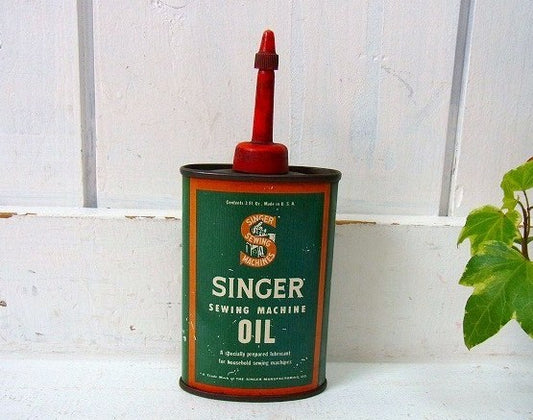 【SINGER】シンガー ミシン・アンティーク・オイル缶/油差し USA