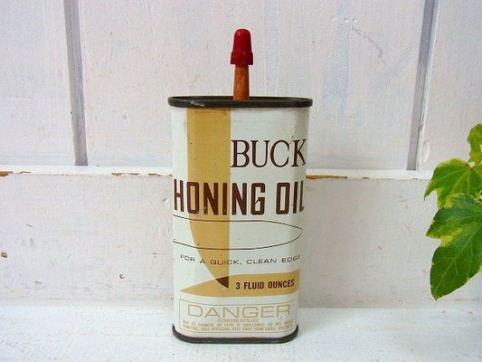 【BUCK HONING OIL】ホーニングオイル・ヴィンテージ・オイル缶 USA