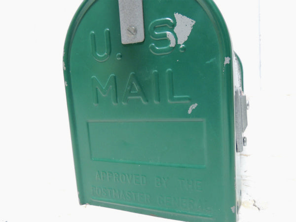 【US MAIL】アメリカンスタイル・グリーン色・ヴィンテージ・メールボックス・ポスト・郵便受け