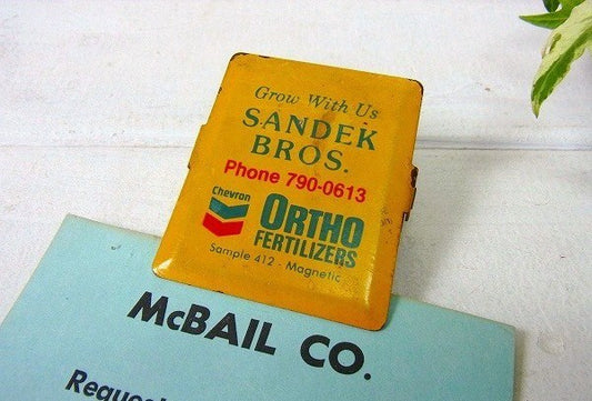 【CHEVRON】シェブロン・マグネット付き・ノベルティ・ヴィンテージ・クリップ USA