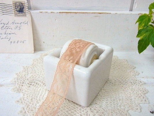 【IDL】小さな陶器製・アンティーク・スタンプモイスチャー(S) USA