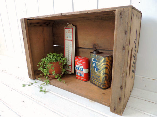 【Libby】USA・リビー・コンビーフのヴィンテージ・ウッドボックス/木箱