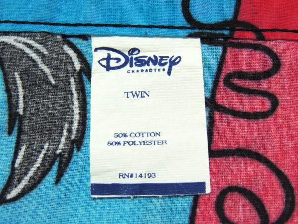 【ライオンキング】ディズニー映画・シンバ&プンバァ・パネル柄・ユーズドシーツ(フラットタイプ)