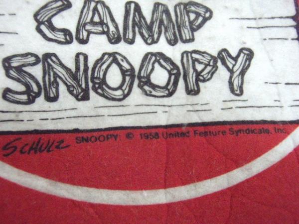 キャンプスヌーピー ヴィンテージ・ペナント