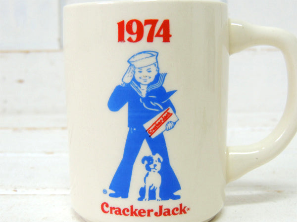 【クラッカージャック】1974年・セラミック製・ヴィンテージ・マグカップ・コーヒーカップ USA