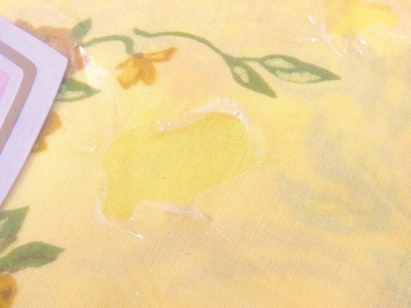 【JCペニー】デッドストック・ヴィンテージ・花柄・フラットシーツ/ベッドカバー